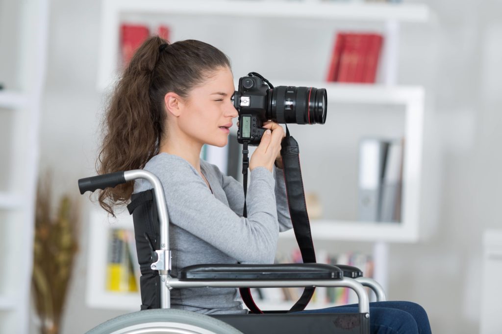 Photographer in Wheelchair